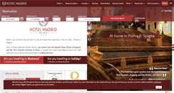 Desktop Screenshot of hotelmadridroma.com